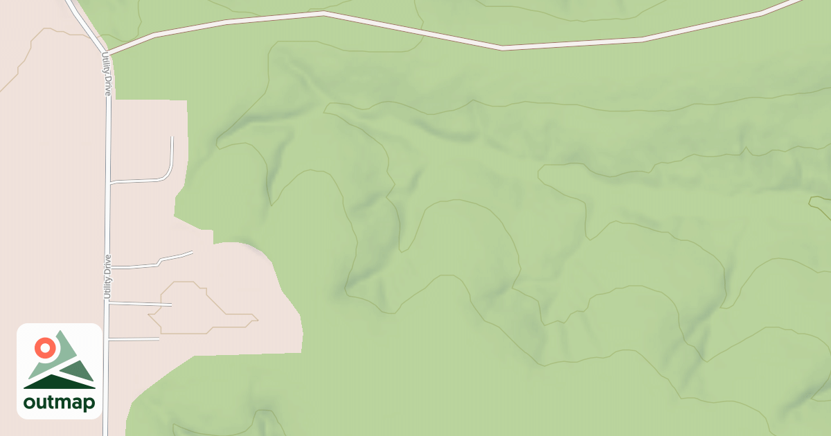 Map of DRY BRANCH WEST SPUR A