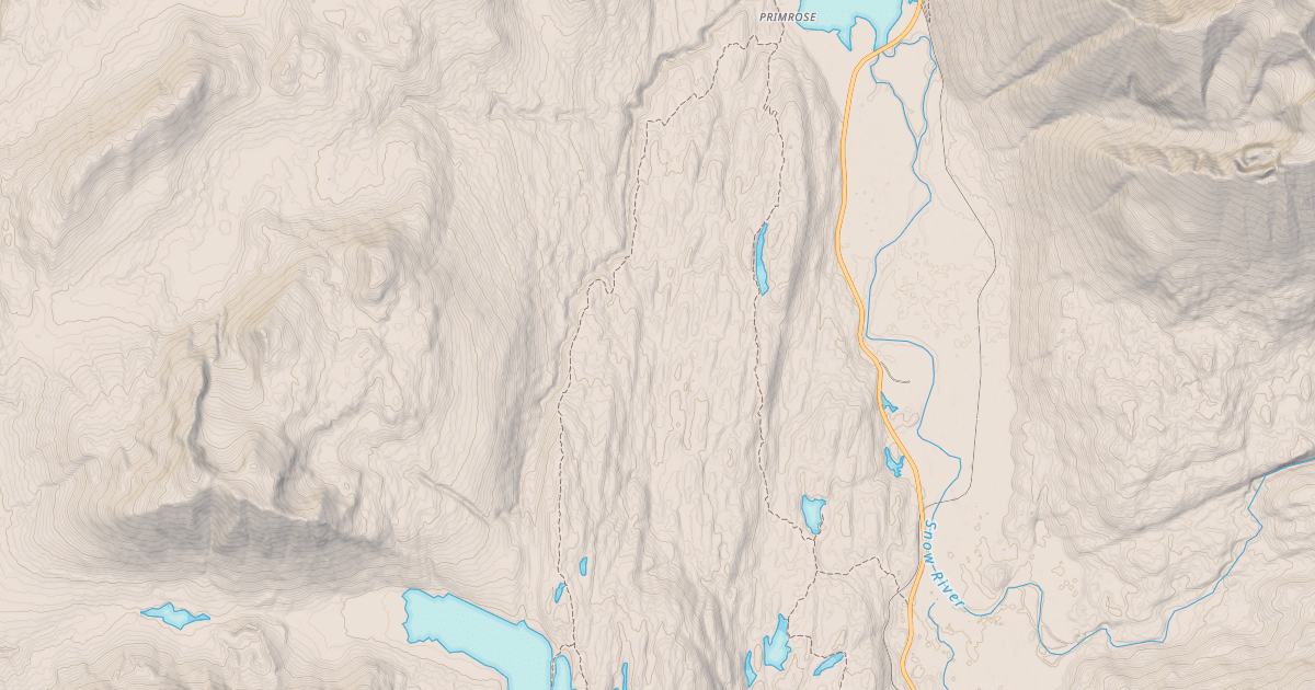 Map preview of Iditarod National Historic Trail