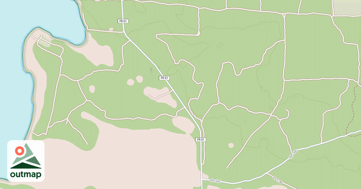 Map of Wandering Wiregrass