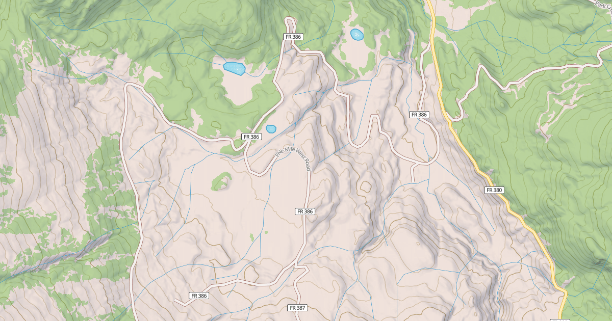 Map preview of FIVE MILE WEST