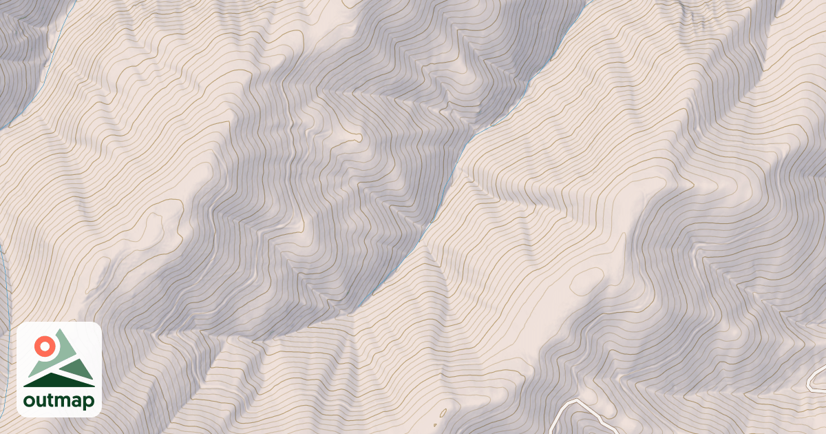 Map of FOREST MTN SOUTH