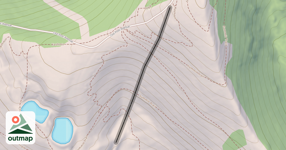 Map of Ptarmigan Bowl