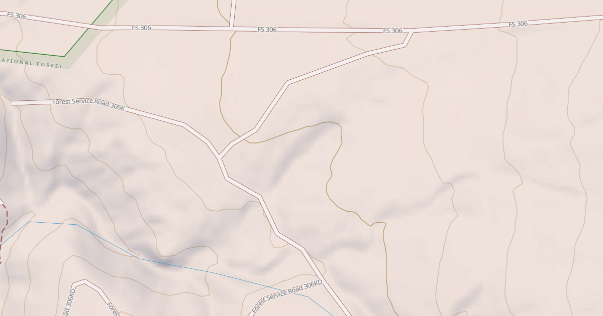 Map preview of USFS National Forest System Roads {F4D8FAAB-5128-45C5-86BC-782F4C9E8E13}