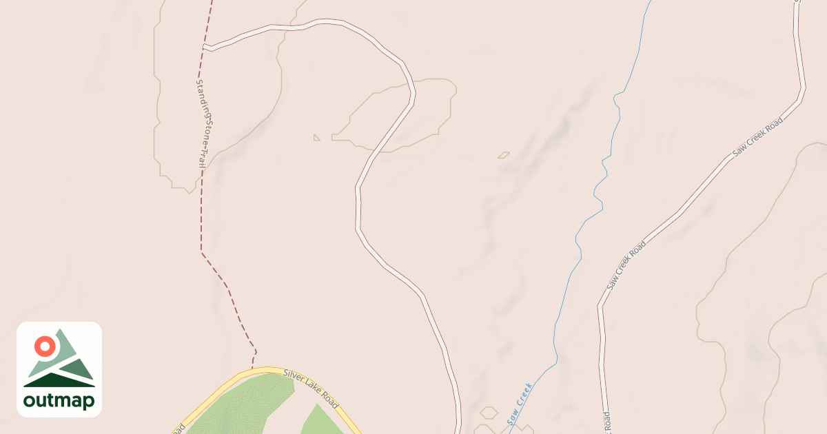 Map of Edgemere-Pecks Pond - Snowmobile Trails