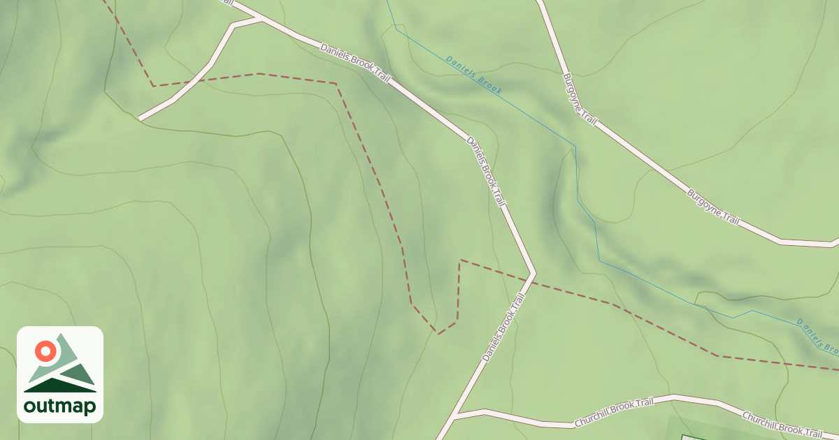Map of Daniels Trail
