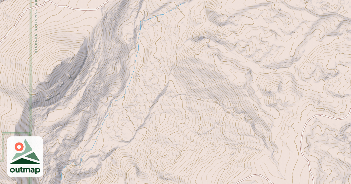 Map of Medicine Lodge Basin