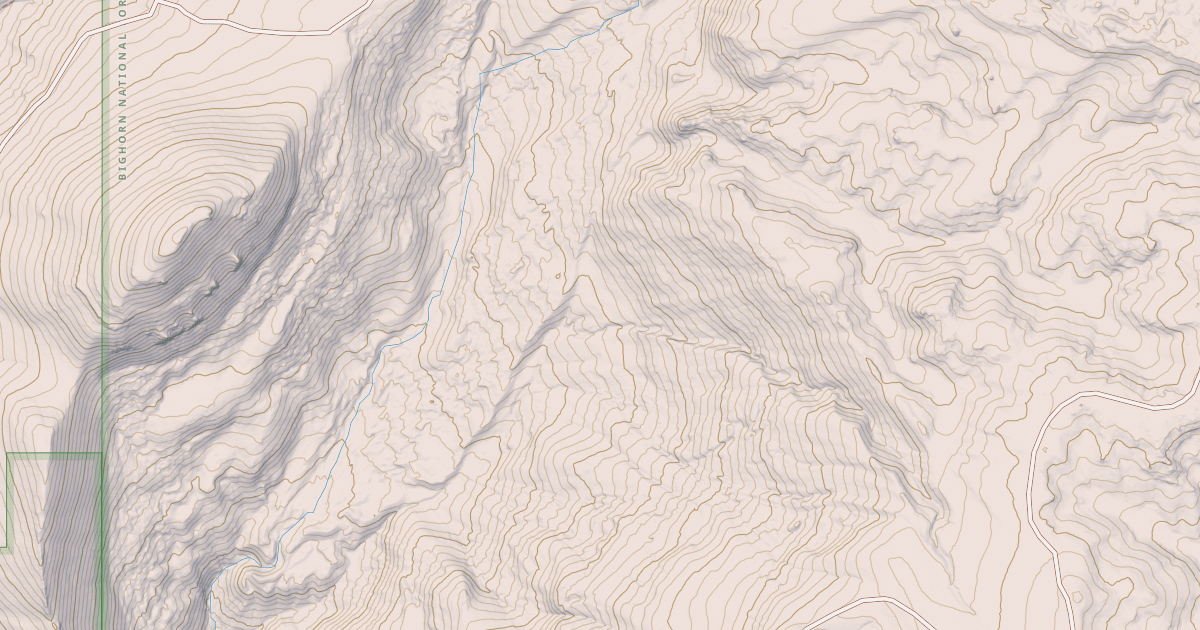Map preview of Medicine Lodge Basin