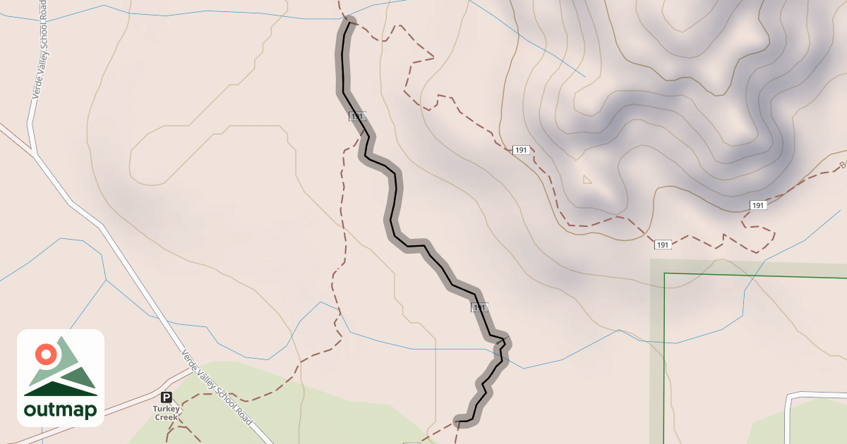Map of Baldwin Trail