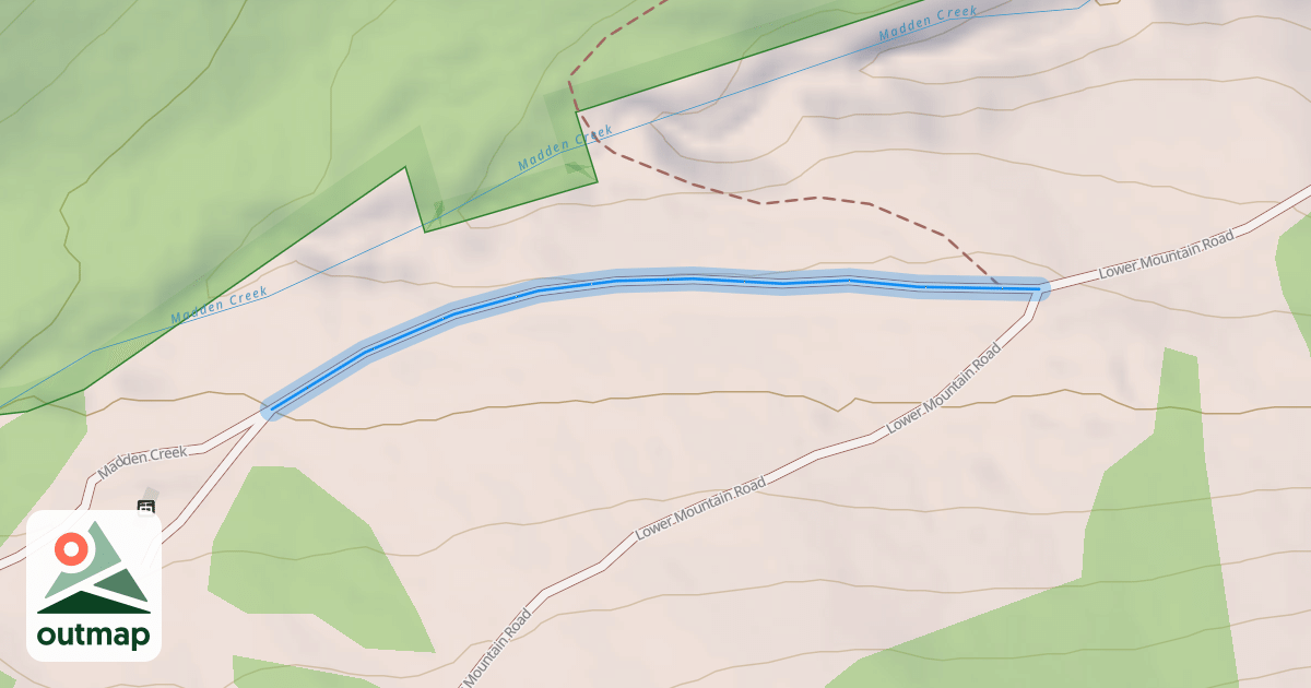 Map of Madden Creek