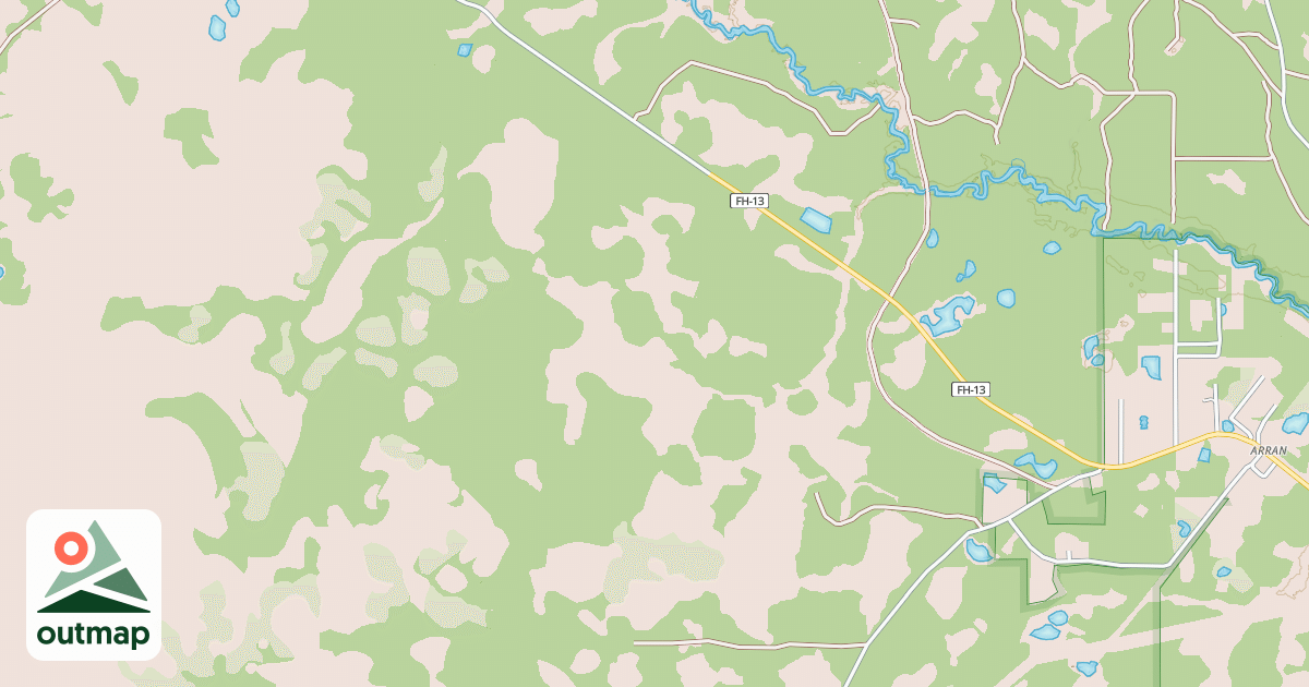 Map of USFS National Forest System Roads {A2860532-3EDF-4298-9EA9-020AF6F940B5}