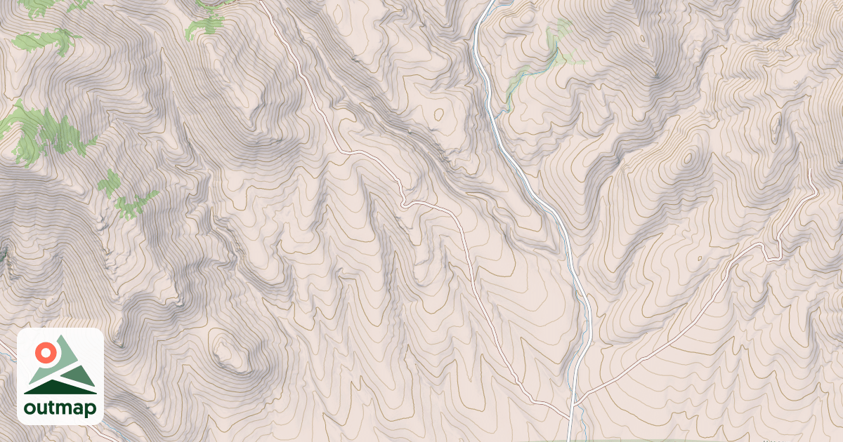 Map of SOUTH FORK INDIAN CREEK
