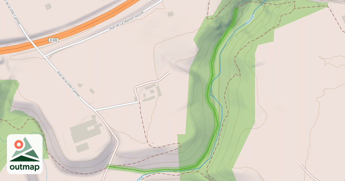 Map of Chemin VTT (vallée de l'Urne, Rive Gauche)