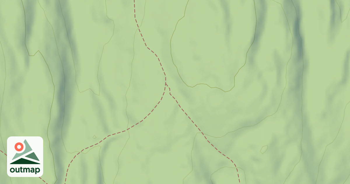 Map of Mica Mine Road