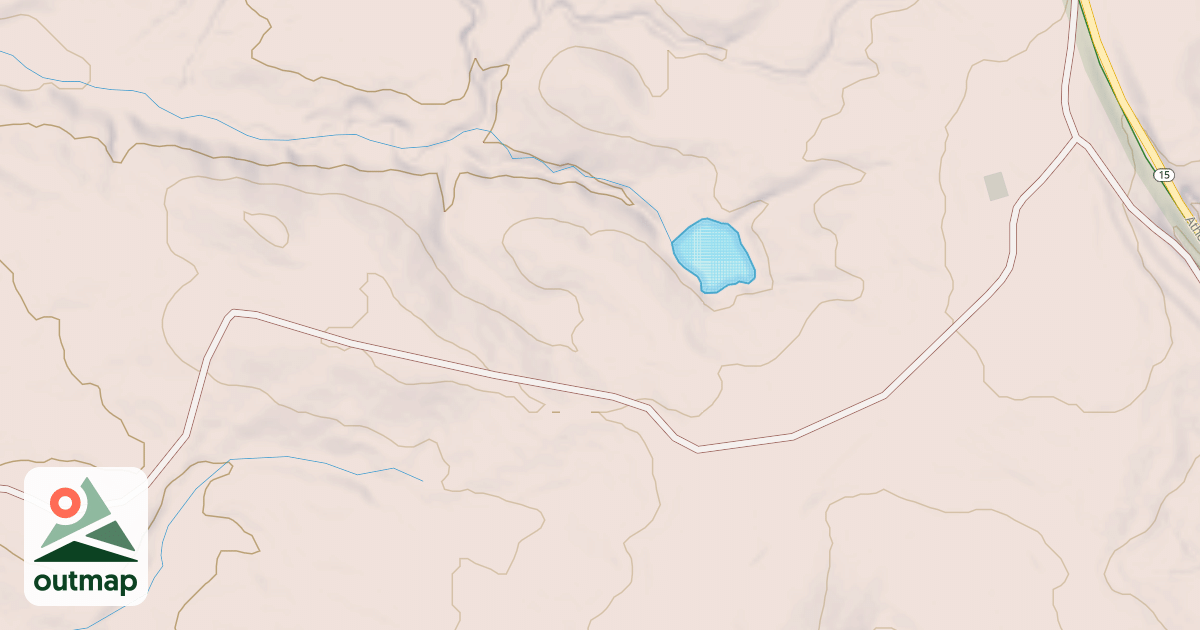 Map of FISHING CREEK