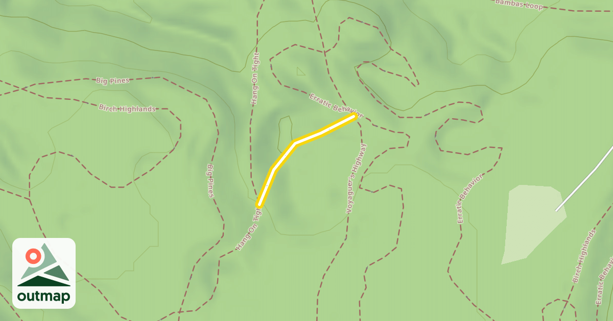 Map of Hang On Tight