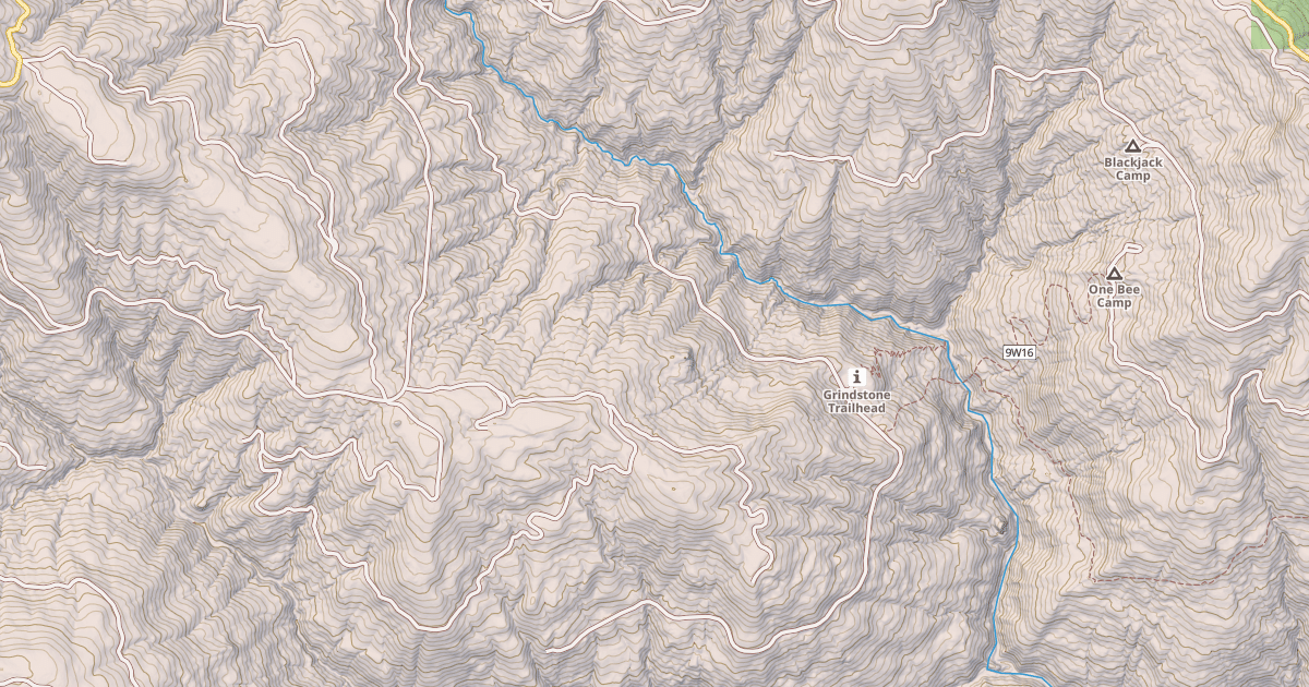 Map preview of GRINDSTONE CREEK