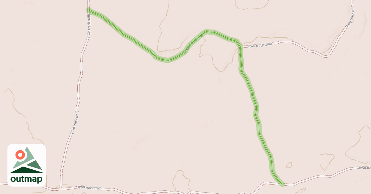 Map of (two track trail)