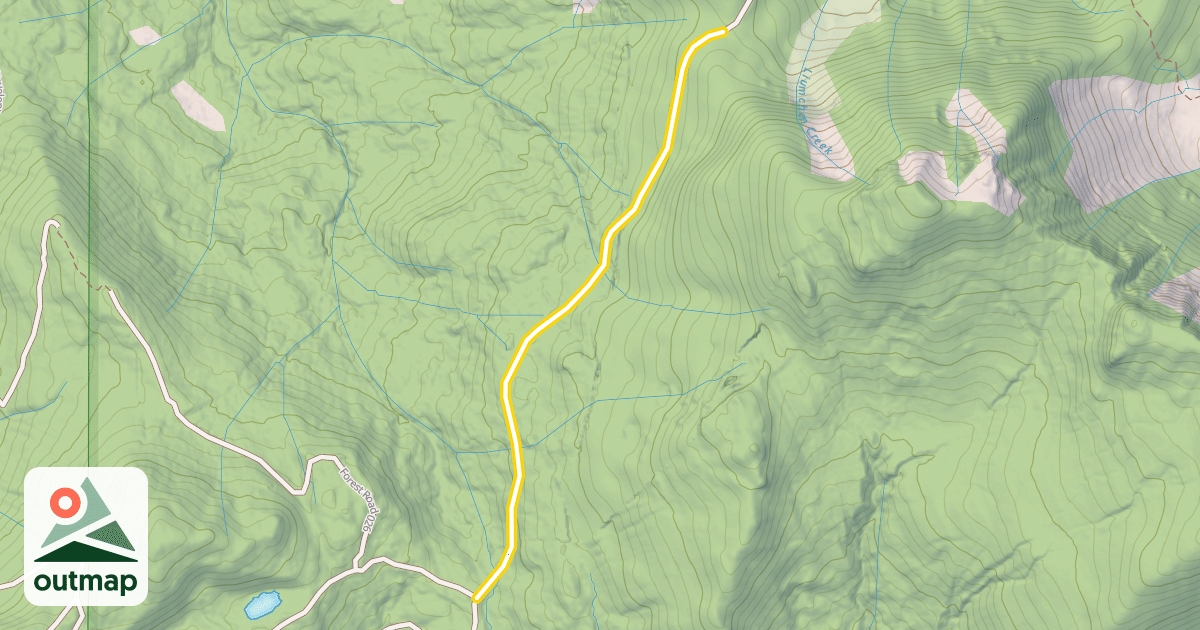 Map of Forest Road 3140