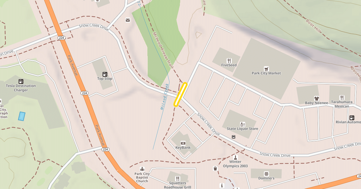 Map preview of Olympic Parkway Trail