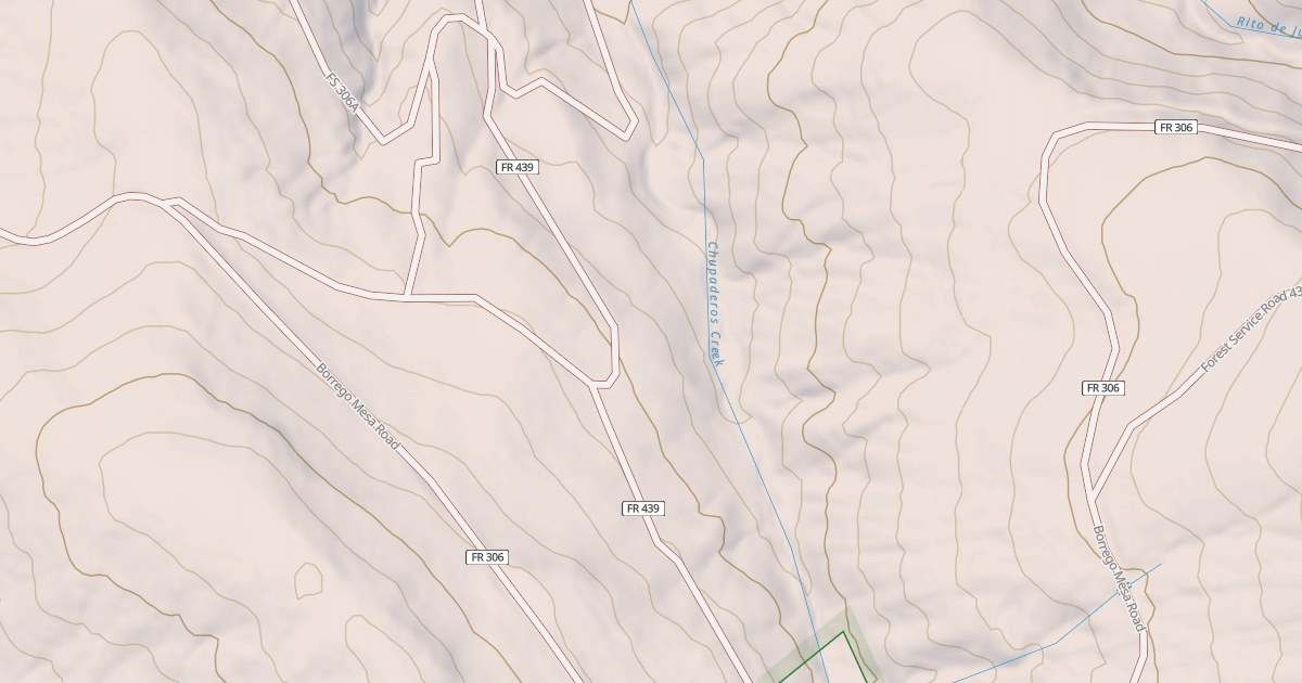 Map preview of USFS National Forest System Roads {3C096C0E-EBF8-467B-ACEB-85649E60517F}