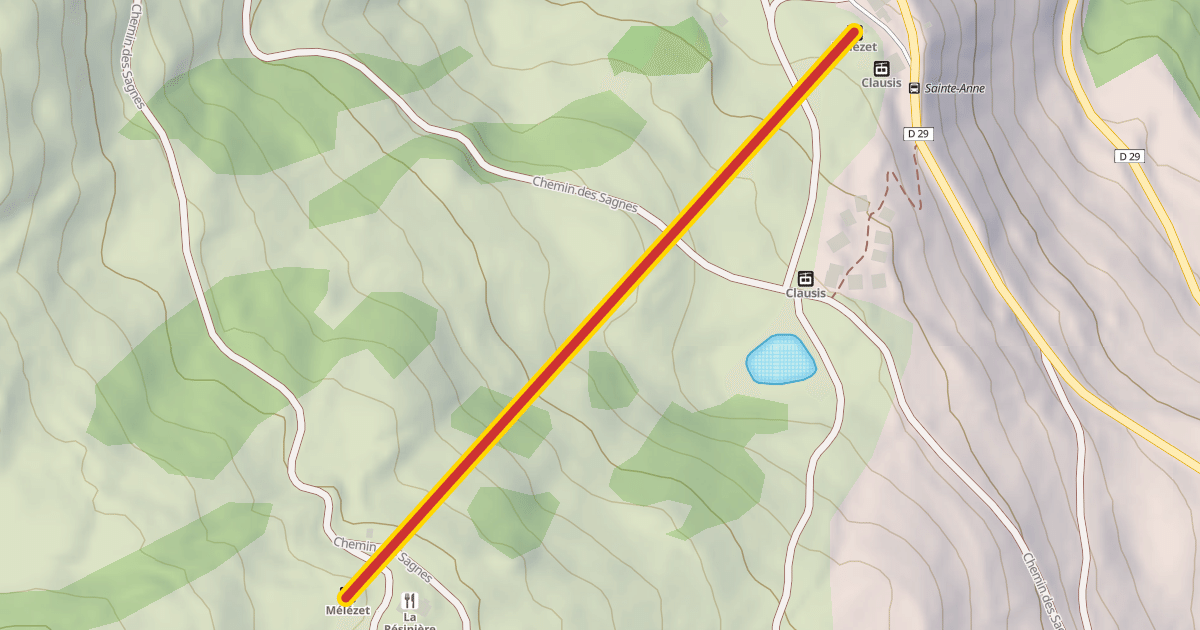 Map preview of Mélézet