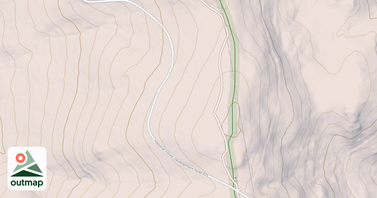 Map of ANDERSON CREEK
