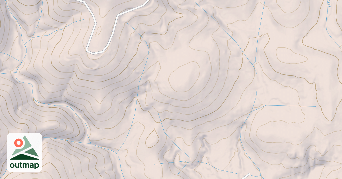 Map of BOULDER SPUR