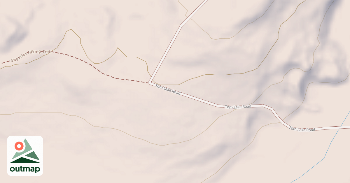 Map of Hovland Woods Trail