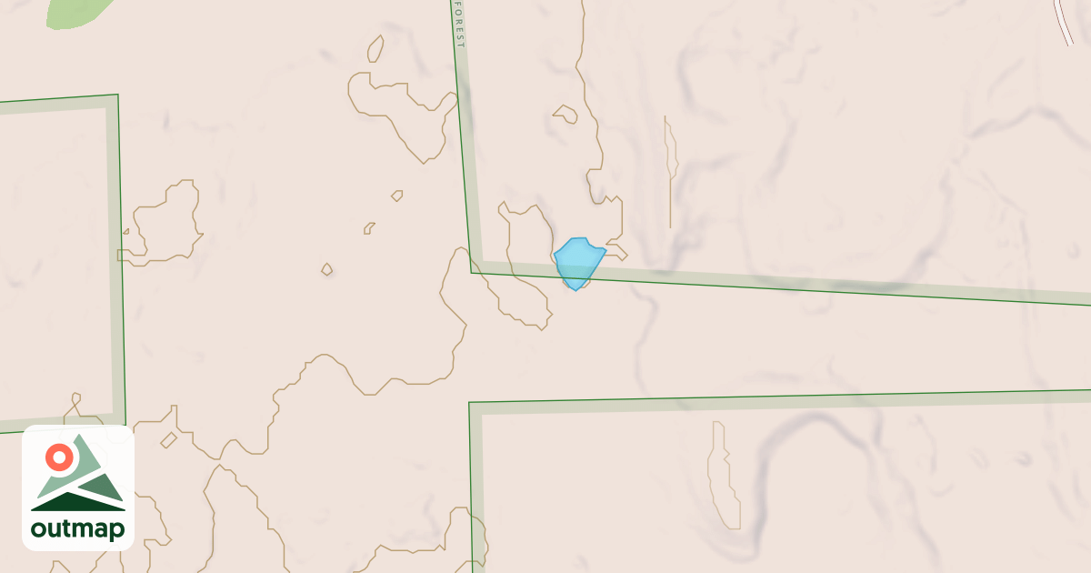 Map of Kaw Triangle Big Pines