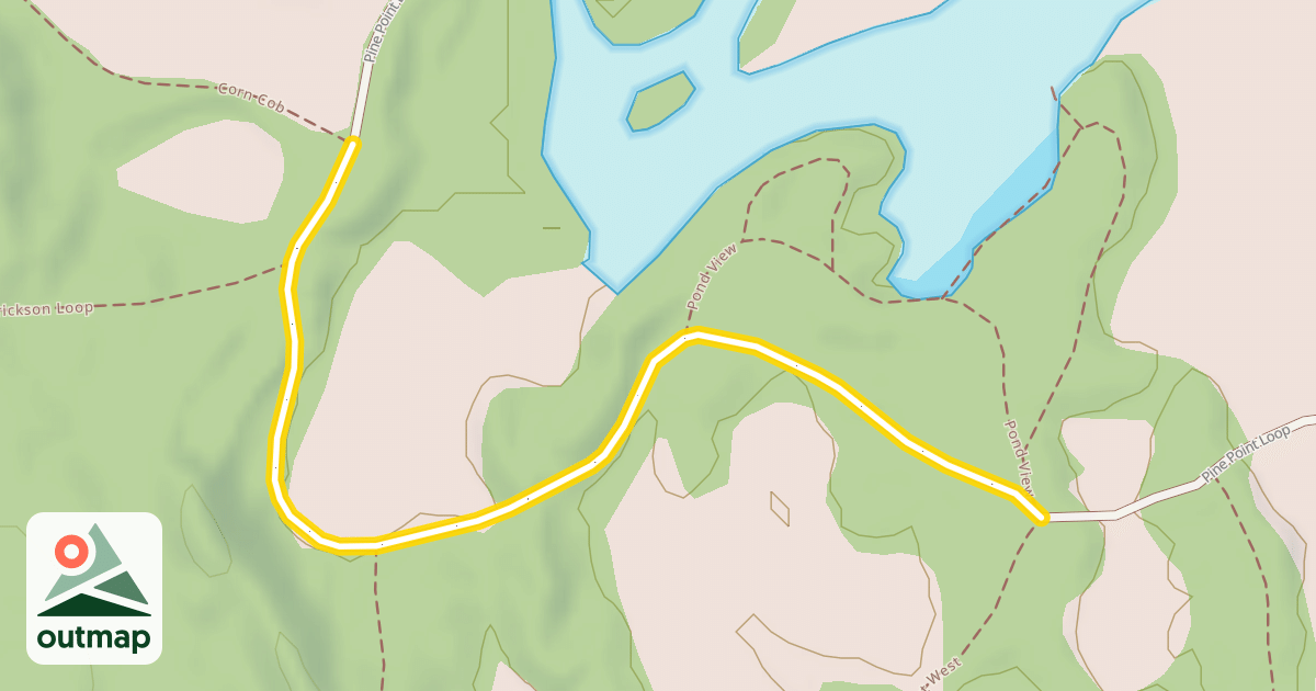 Map of Pine Point Loop