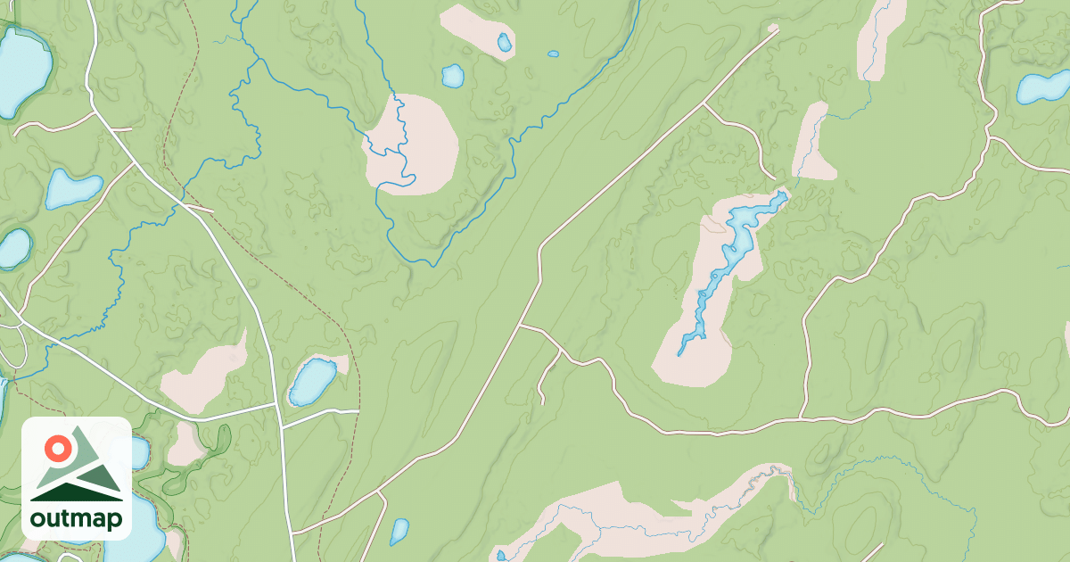 Map of BRISS LAKE ROAD