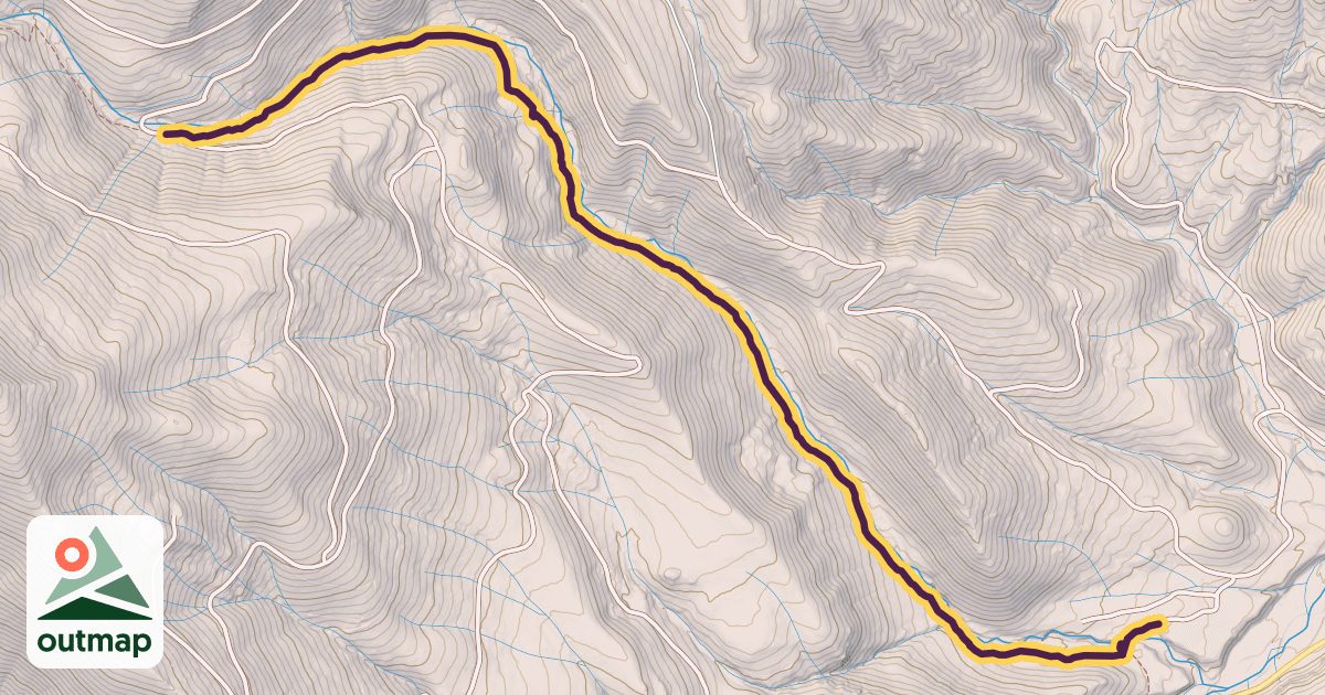 Map of Sisson-Callahan Trail