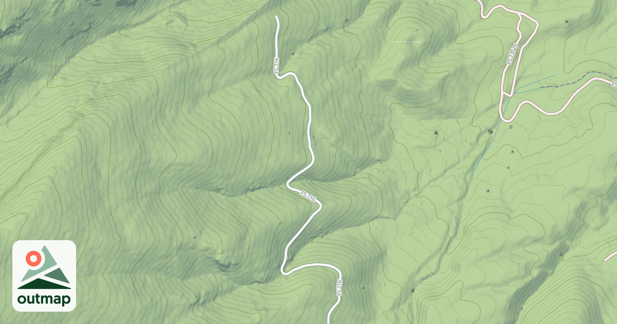 Map of (FDR) SPOON CREEK