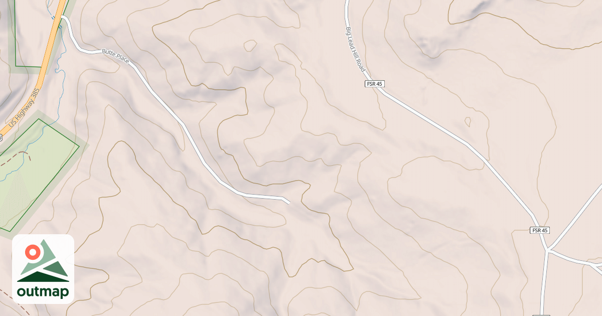 Map of BUTTE
