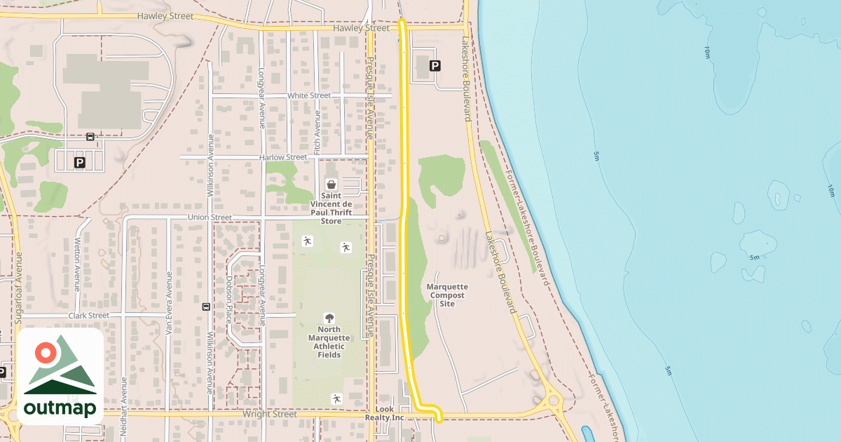 Map of Noquemanon Trail