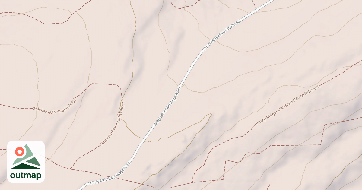 Map of Michaux State Forest - ATV Trail System