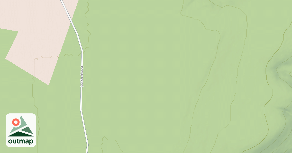 Map of JACK CREEK SPUR 2V