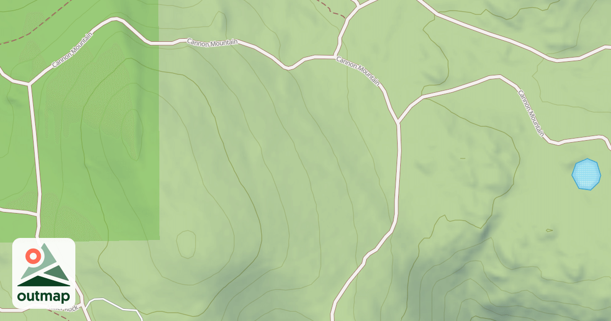 Map of CANNON MOUNTAIN