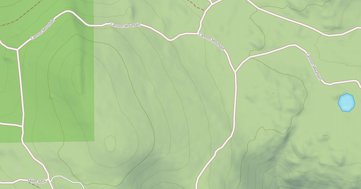Map preview of CANNON MOUNTAIN
