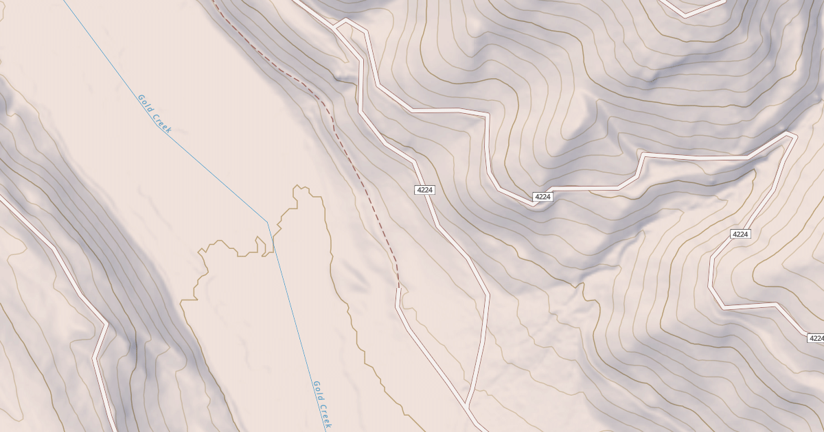 Map preview of EAST GOLD CREEK
