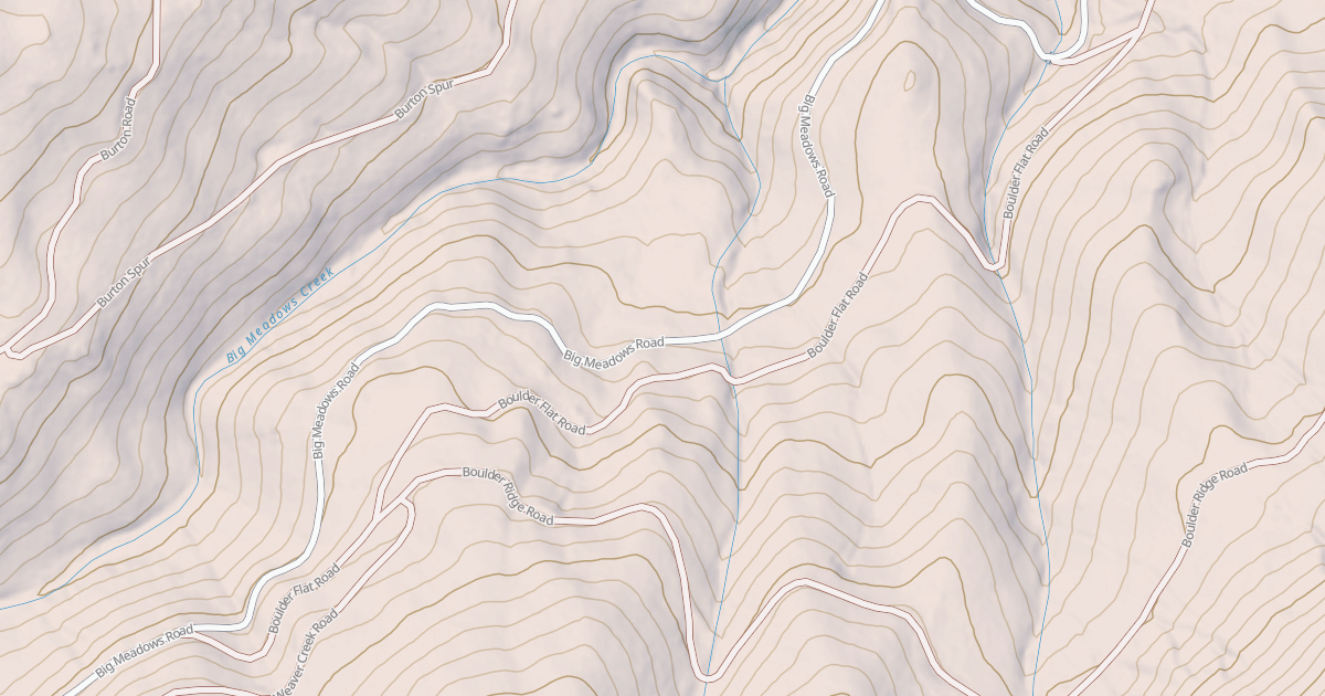 Map preview of BOULDER FLAT