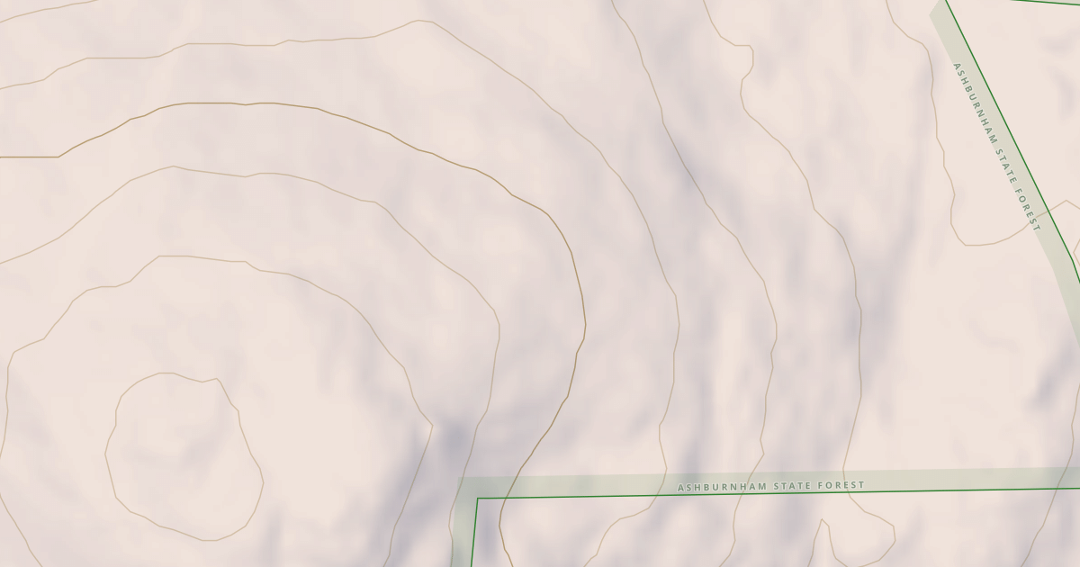 Map preview of Little Watatic Mountain Trail