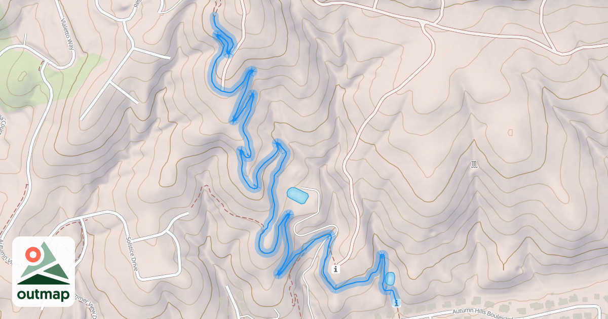 Map of Raptor Trail