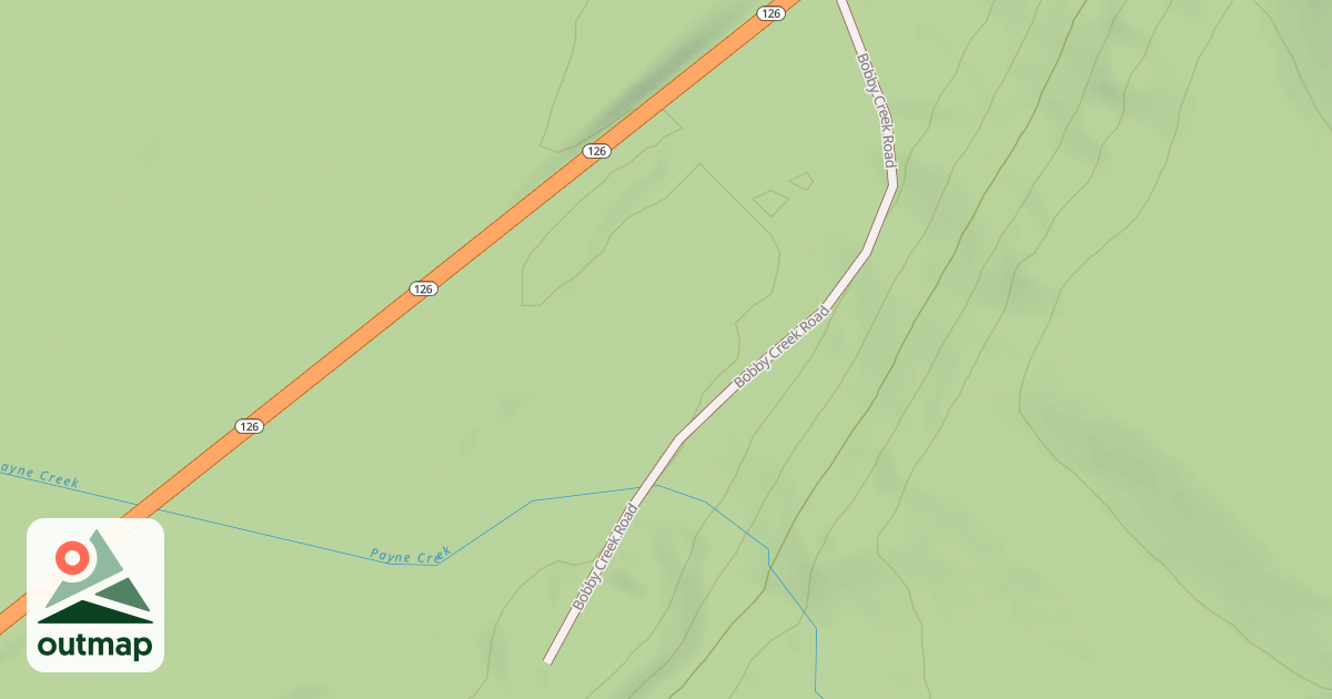 Map of BOBBY CREEK