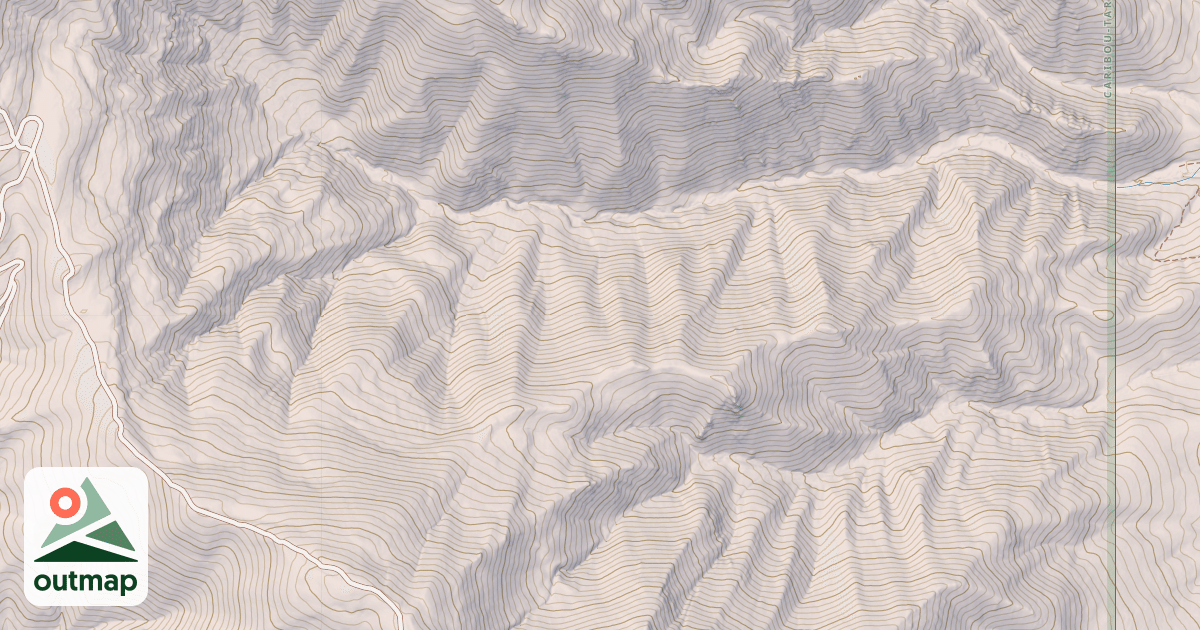 Map of MORMON CANYON