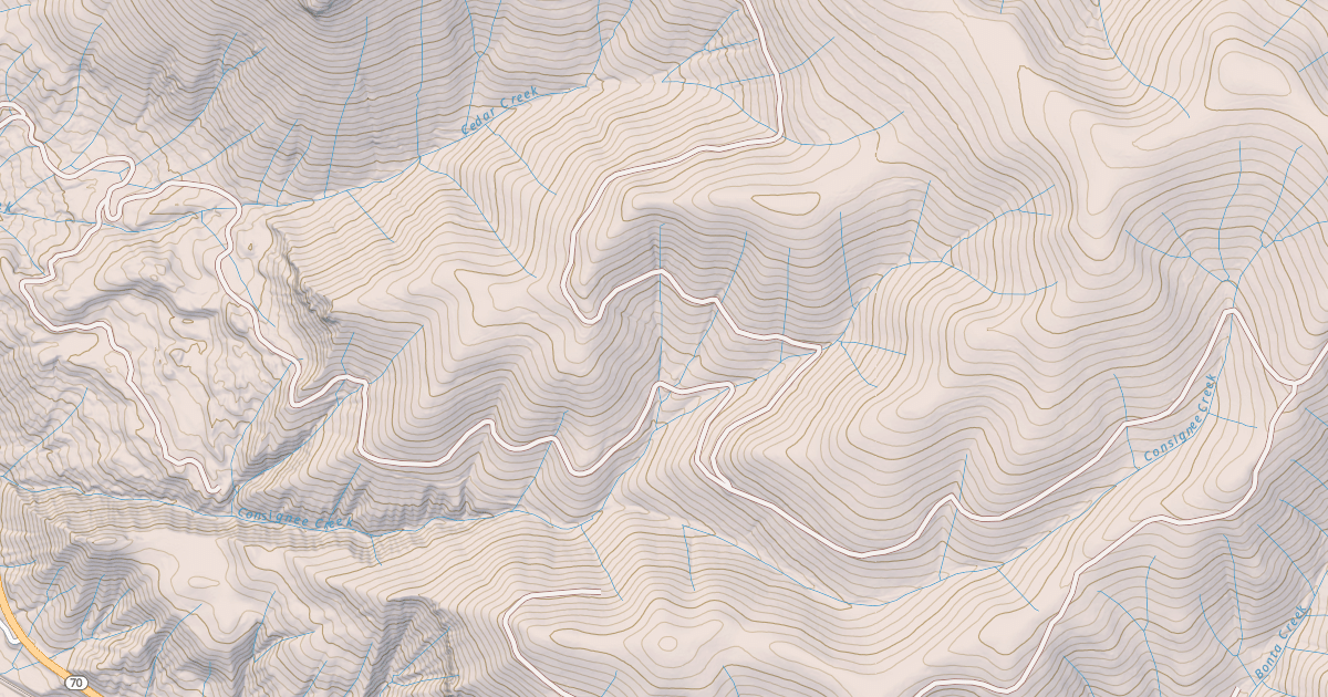 Map preview of CONSIGNEE CREEK