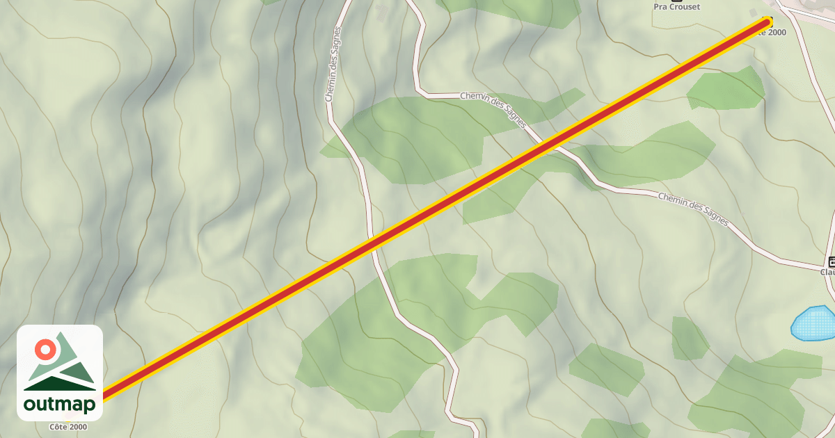 Map of Côte 2000