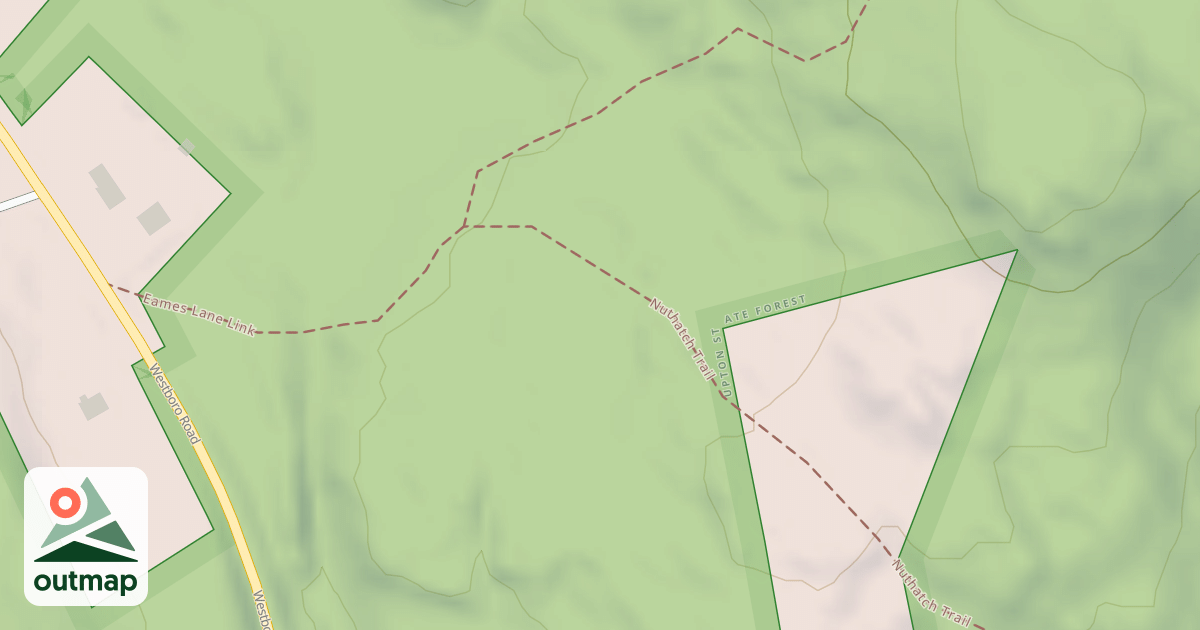 Map of Nuthatch Trail