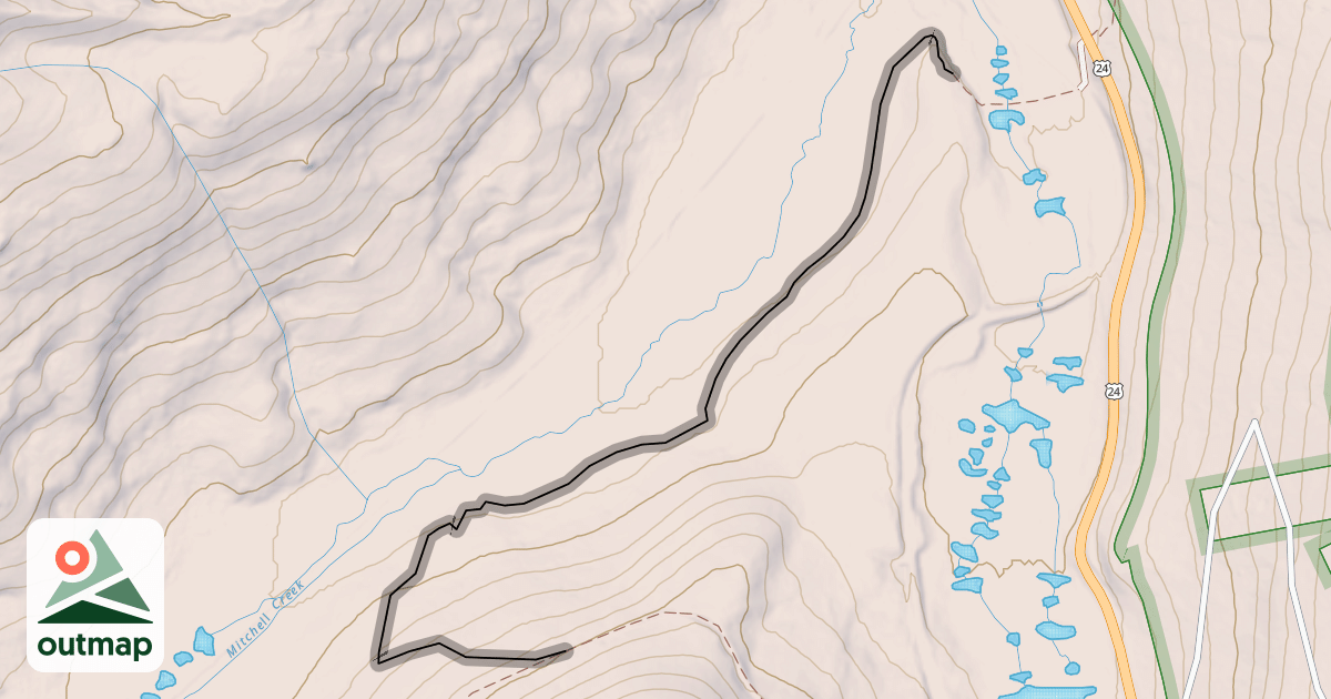 Map of Colorado Trail (Segment 8)