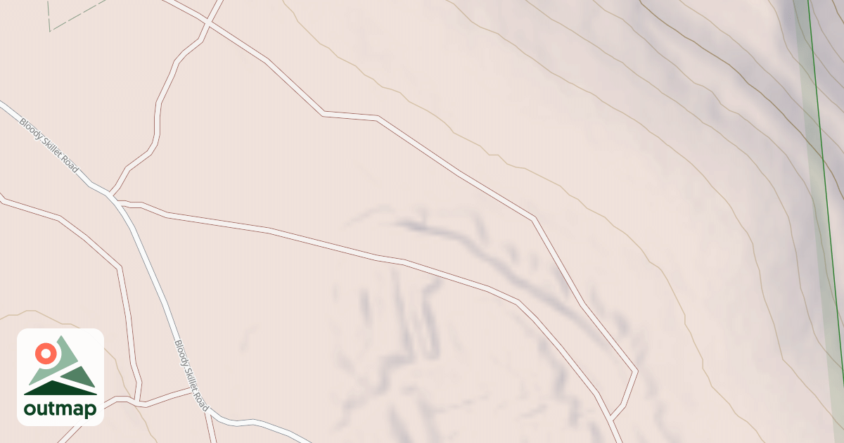 Map of Bloody Skillet ATV Trail